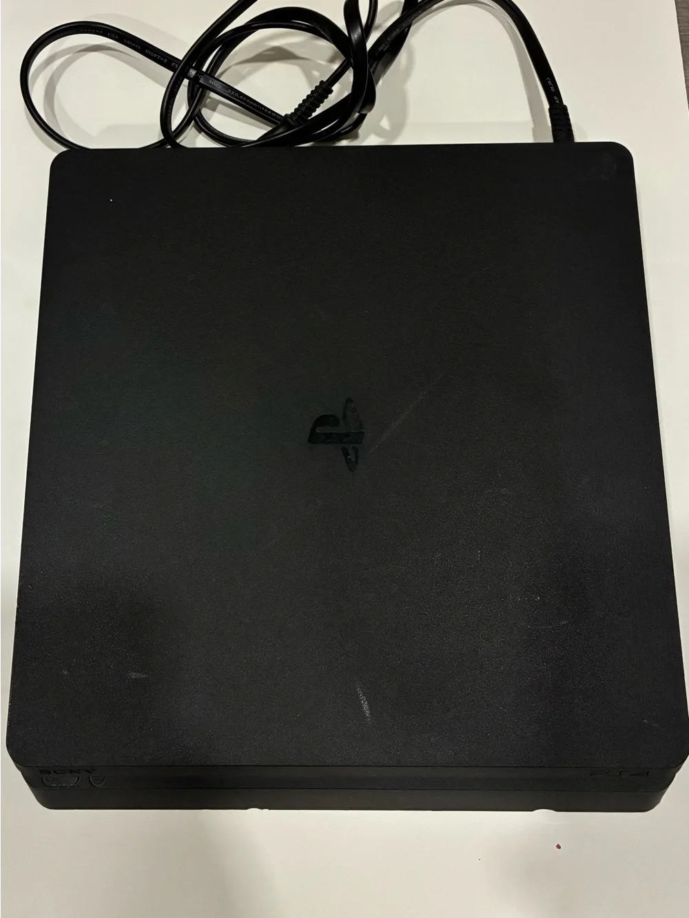 Sony Black PS4 Slim 500GB, Gold Wireless Controller, Game Set, PS4 / PS5 games